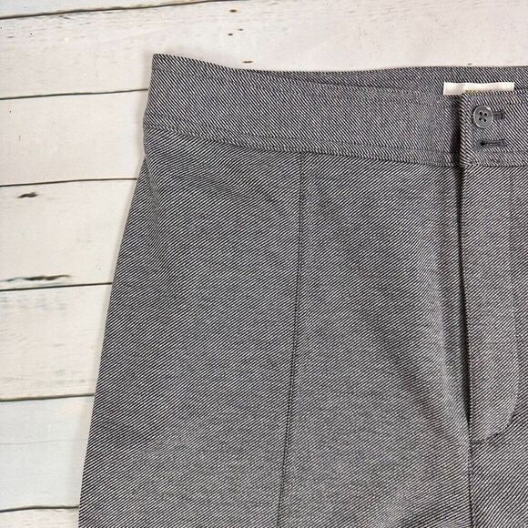 NEW Anthropologie Maeve Flare split front pants gray trouser dress size 14 - Picture 6 of 8